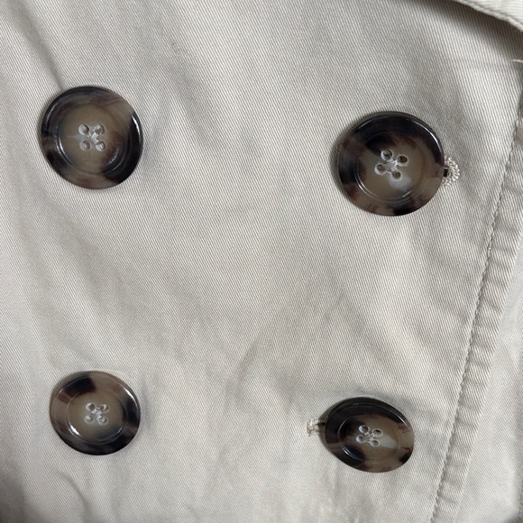 Old Navy Women's Tan Mid-Weight Trench Coat with Belt XL - Picture 10 of 16